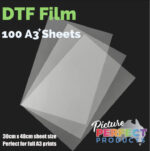 DTF Film – A3+ Sheets (33cm x 48cm) – 100 Pack