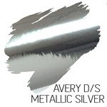 Metallic Silver Double Sided Avery