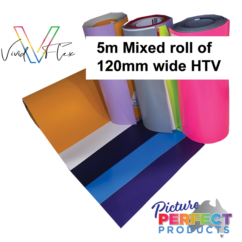 A4 Flock Vivid Flex Heat Transfer Vinyl - 5 + Colours - Picture Perfect  Products