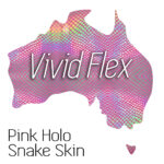 Pink Holo Snake Skin