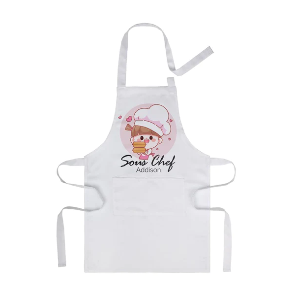 Sublimation White Kids Aprons - Picture Perfect Products