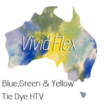 Blue, Green and Yellow Tie Dye