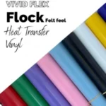 Flock White Heat Transfer Vinyl 210mm x 5m SPECIAL