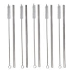 Replacement Metal Straw & Brush - 5 Pack