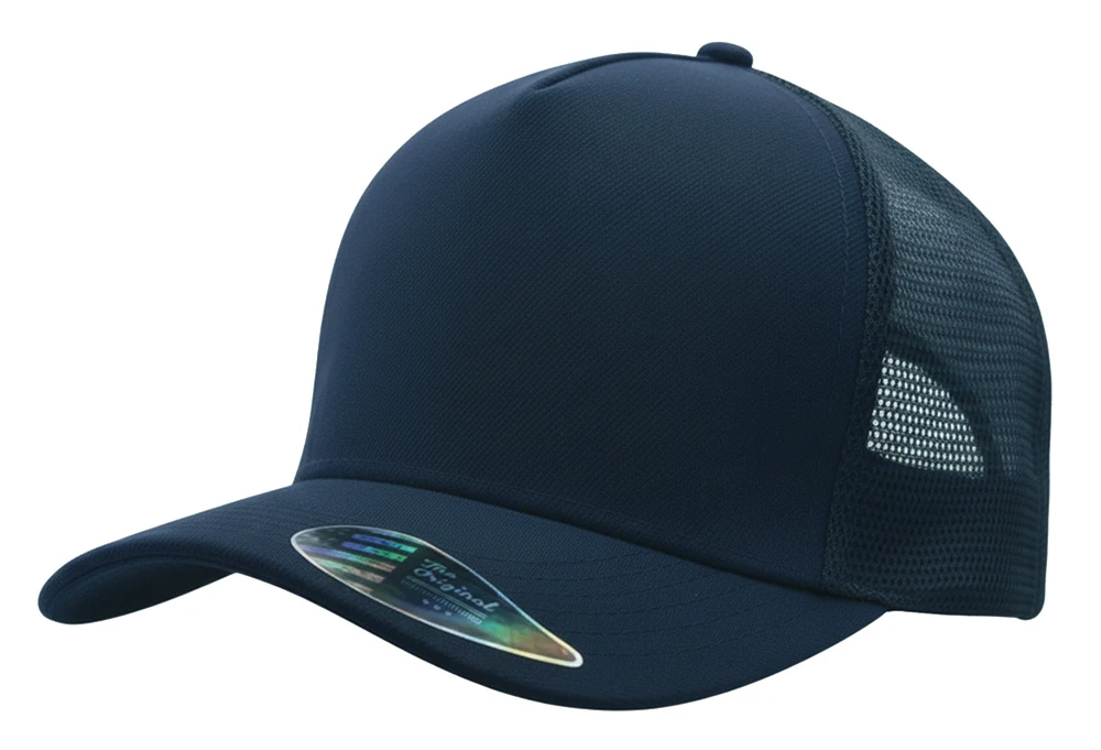 Premium 5 Panel Twill / Mesh Trucker Cap - Image 3