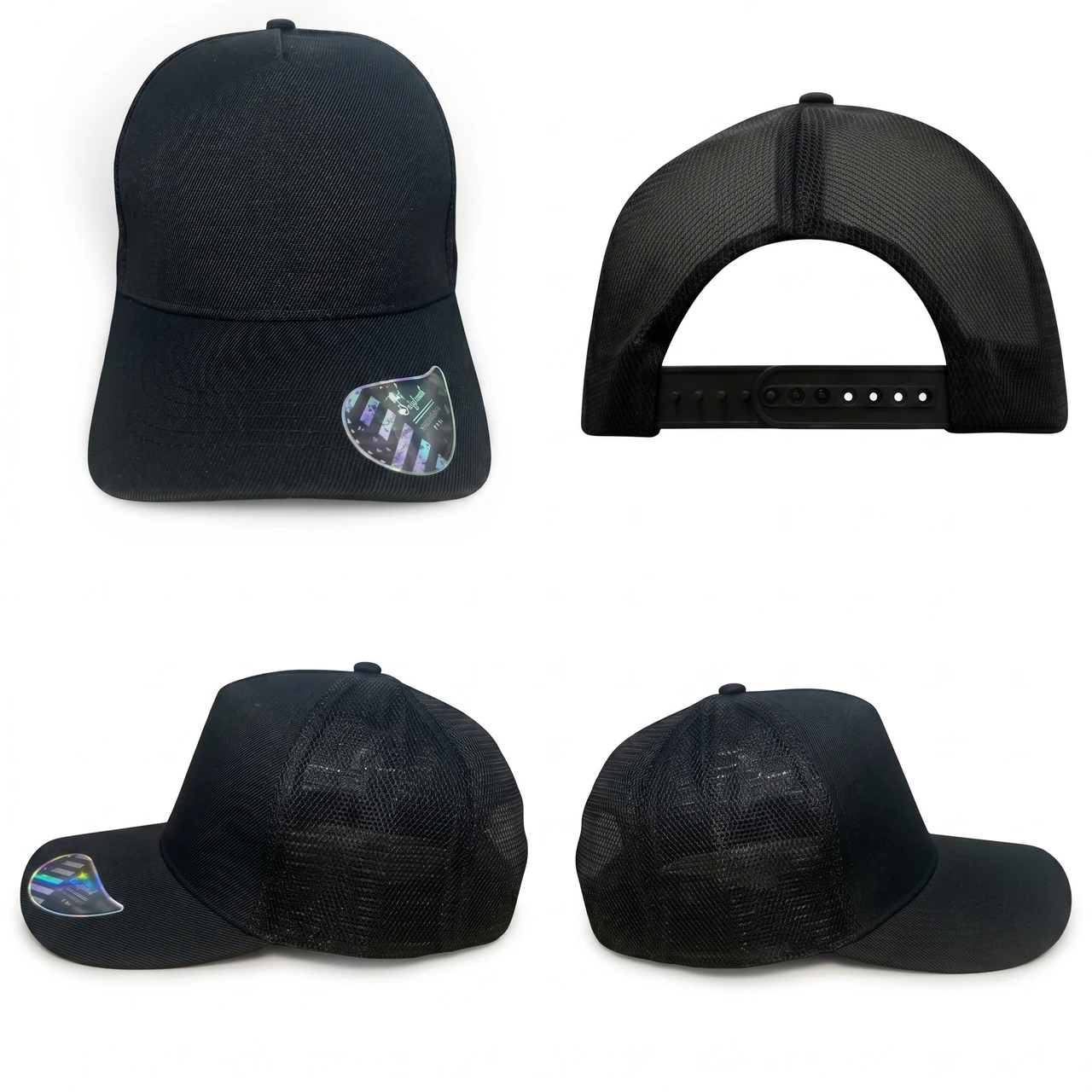 Premium 5 Panel Twill / Mesh Trucker Cap - Image 4