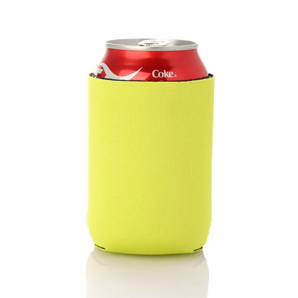 Slip on Stubby Holder for Sublimation - Neon Green - Image 2