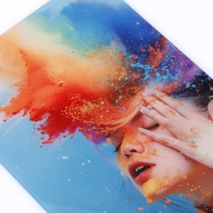 Glass Wall Mounted Photo Panel - 20cm x 30cm x 2mm