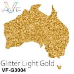 Glitter Light Gold Heat Transfer Vinyl 210mm x 5m SPECIAL